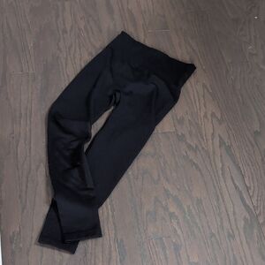 Britt's Knits Black Fleece lined Leggings Small/Medium